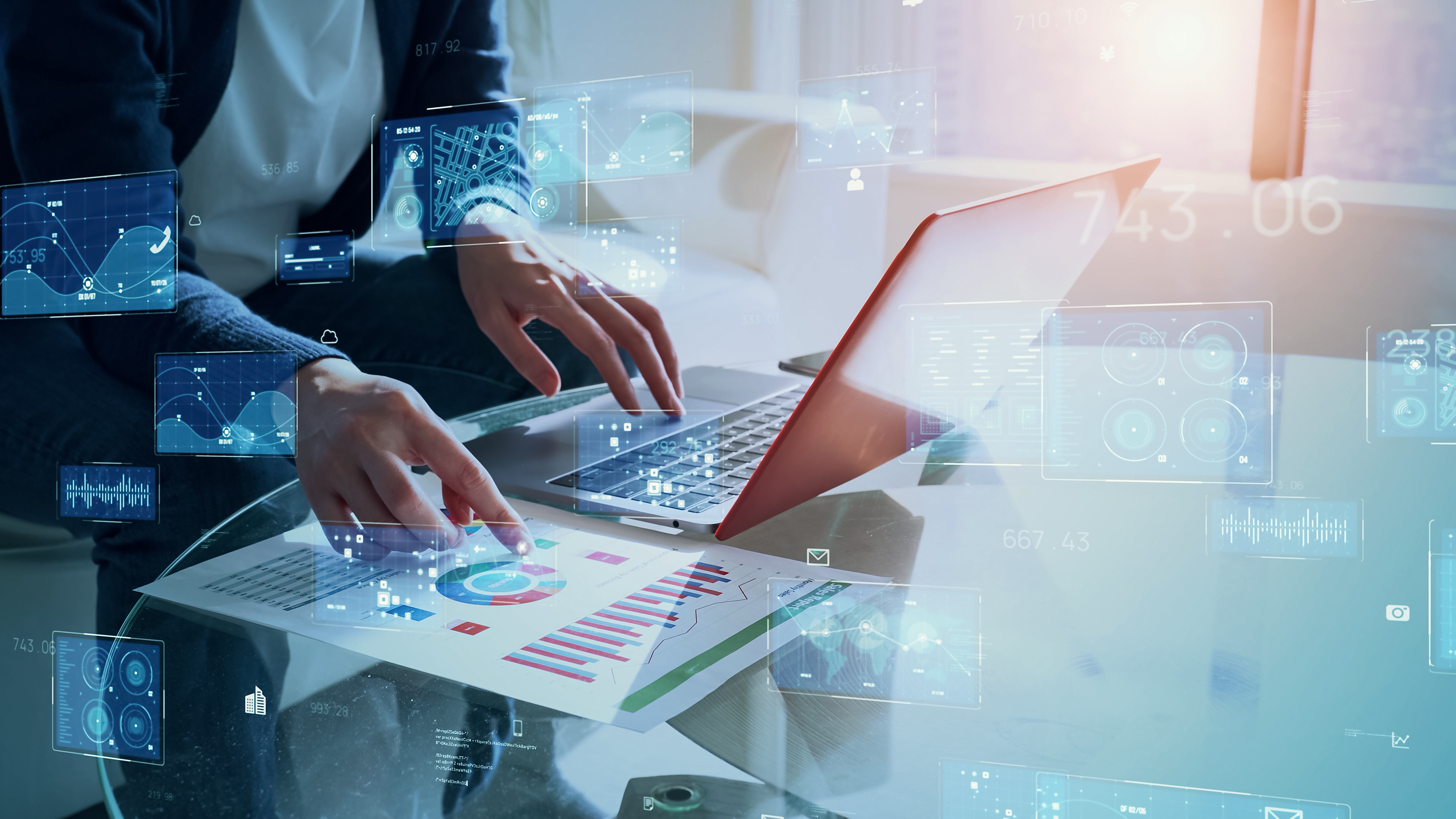 WEBマーケティングの分析画面